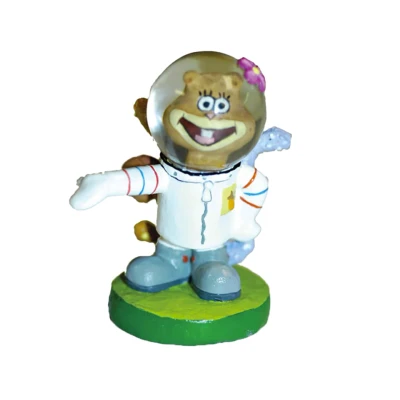 Afbeelding van Nickelodeon Decor Spongebob Sandy Wang Aquarium Ornament 5x5.5x2.5 cm Wit