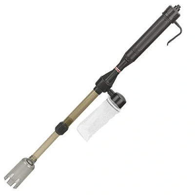 Afbeelding van Amtra Handige elektrische aquariumstofzuiger, accessoires voor reiniging en verzorging, ideaal zand grind, onmisbaar in een reinigingsset, kan ook als sifon worden gebruikt