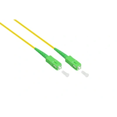 Afbeelding van Good Connections OS2 glasvezelkabel Simplex stekker SC (APC) naar singlemode 9/125 voor FTTH/FTTB/FTTX 0,5 m/50 cm