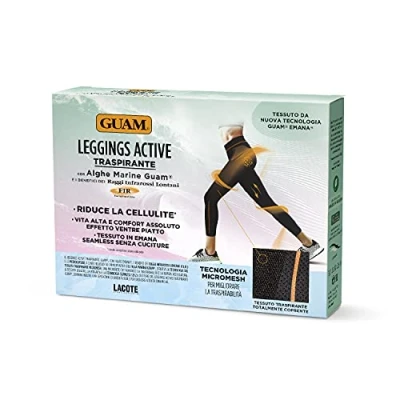 Afbeelding van Guam Ademende legging met algen, zwart.