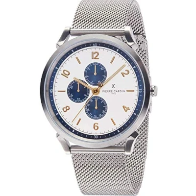 Afbeelding van Pierre Cardin Heren Horloge CPI 2032 Zilver
