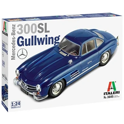 Afbeelding van 1:24 Italeri 3645 Mercedes Benz 300 SL Gullwing Plastic Modelbouwpakket