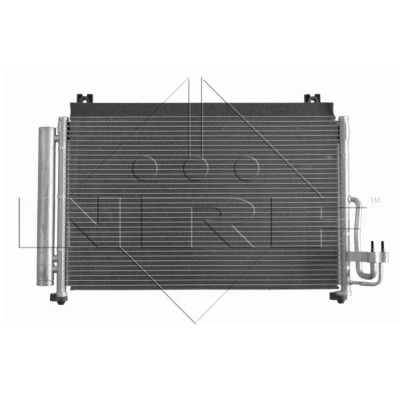 Afbeelding van NRF Easy Fit 350002 Condensor Airco Met droger, afdichtring 14,2 9,4 Aluminium 495