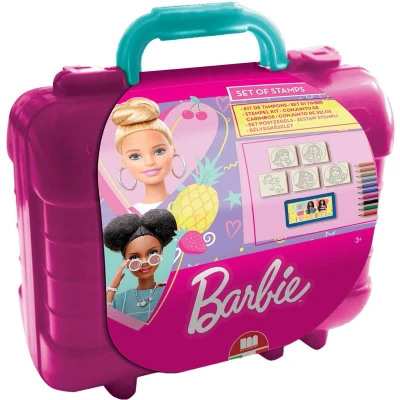 Afbeelding van Multiprint Barbie Schrijfset Koffer 81 Delig