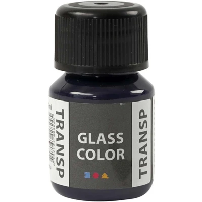 Afbeelding van Glass Color Transparante Verf Marine Blauw, 30ml