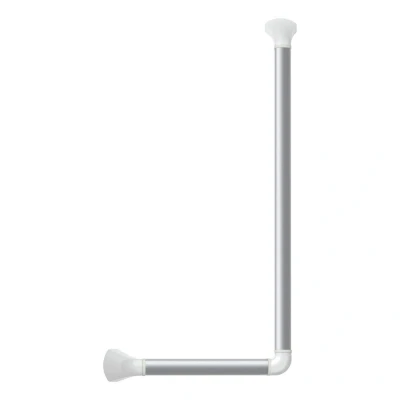 Afbeelding van SecuCare Wandbeugel hoek 90 graden wit mat aluminium hxb 600 x 300 mm incl. bevestigings materiaal