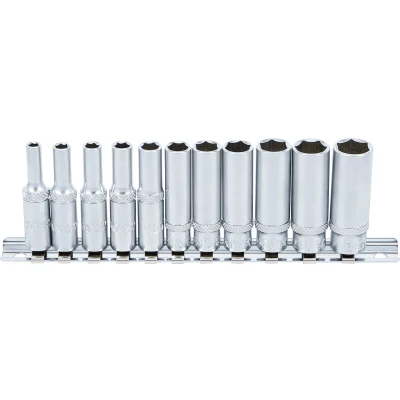 Afbeelding van BGS Doppenset zeskant, diep 1/4&quot; 4 13 mm 11 delig