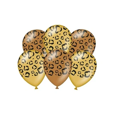 Image de Ballons imprimés léopard 30 cm 6 morceaux