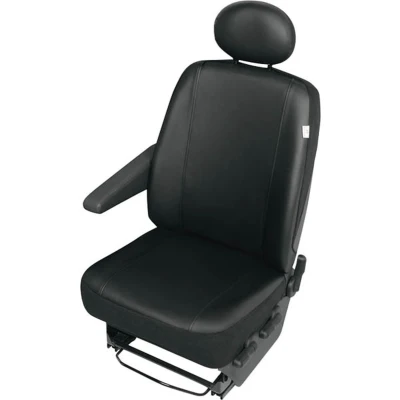 Afbeelding van HP Autozubehör 22811 VS1 Autostoelhoes 1 stuks Kunstleer Zwart Bestuurder