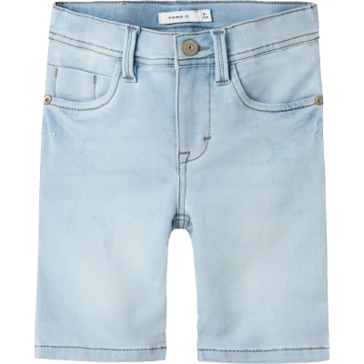Afbeelding van Name It Theo Denim Short Junior Maat 164