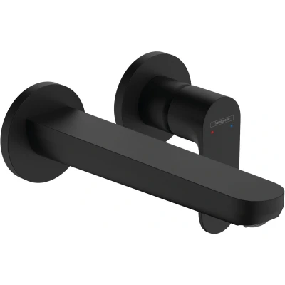 Afbeelding van Hansgrohe Rebris S afbouwdeel v. inbouw wastafelkraan, voorsprong 19.5cm mat zwart