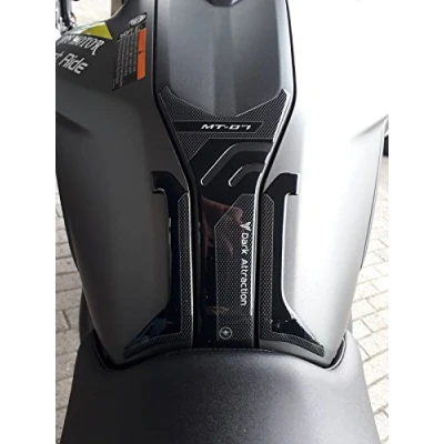 Afbeelding van labelbike 3D sticker van kunsthars, decoratie en bescherming voor motortanks, compatibel met YAMAHA MT 07 2018 2020