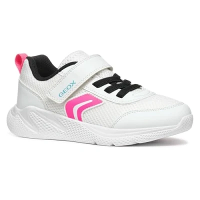 Afbeelding van Geox J Sprintye Girl B Sneakers voor meisjes, Wit Zwart