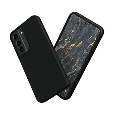 Afbeelding van RHINOSHIELD Hoesje compatibel met Samsung Galaxy S22, SolidSuit, dunne schokabsorberende beschermhoes premium matte afwerking, 3,5 m valbescherming, zwart