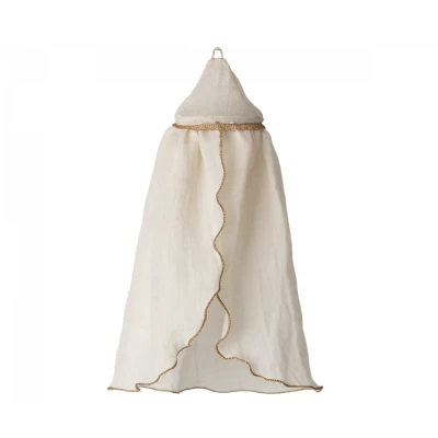 Afbeelding van Maileg poppenbedhemel miniatuur cream 32 cm