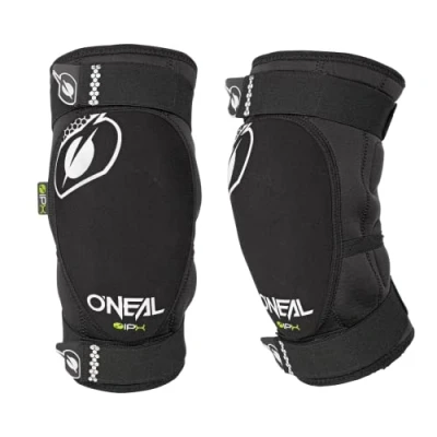 Afbeelding van O&#039;NEAL Kniebescherming BMX mountainbike Downhill IPX® Impact polyurethaan bescherming, lichte en compacte constructie, slijtvast materiaal Dirt Knee Guard Volwassenen Zwart Maat L