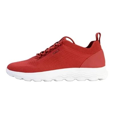 Afbeelding van Geox Spherica Sneakers laag, Heren, Maat: 44, Rot Leer