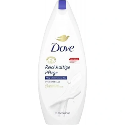 Afbeelding van Dove 6 x douchegel voor dames, rijke verzorging (diepe voeding), 250 ml