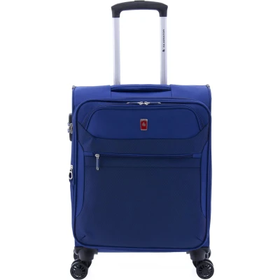 Afbeelding van Gladiator 3D Handbagage Koffer 55 cm 36/43 liter Expandable Blauw