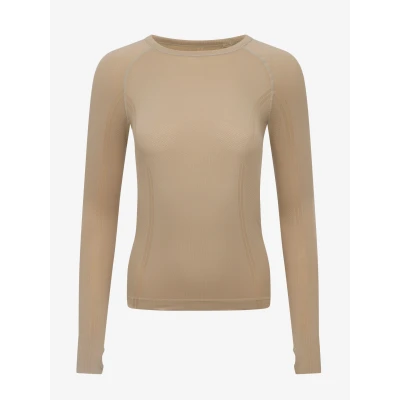 Image de LeMieux Chemise Britney Seamless Longues Manches AlmondVendu par Agradi