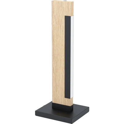 Afbeelding van EGLO Camacho Tafellamp LED 40,5 cm Zwart/Bruin Dimbaar