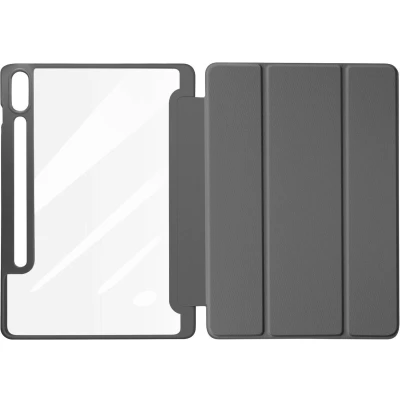 Afbeelding van Dux Ducis Tablet hoes geschikt voor Samsung Galaxy Tab S9 FE Plus (2023) Domo Book Case Auto Wake/Sleep functie Zwart