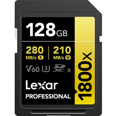 Afbeelding van Lexar Professional 1800x GOLD 128GB SDXC Duo Pack