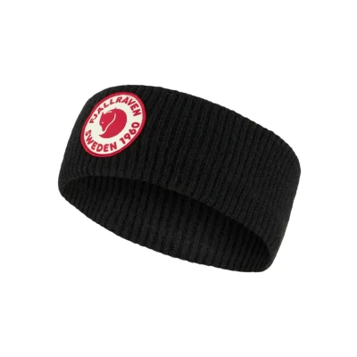 Afbeelding van Fjällräven 1960 Logo Hoofdband Dames Black Zwart Mutsen