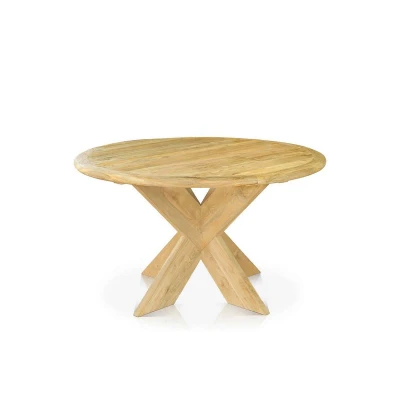 Afbeelding van Sens Line Malta Teak Table Ø 130 Cm FSC Recycled