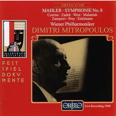 Afbeelding van Wiener Symphoniker, Dimitri Mitropoulos Mahler: Symphonie No. 8 (CD)