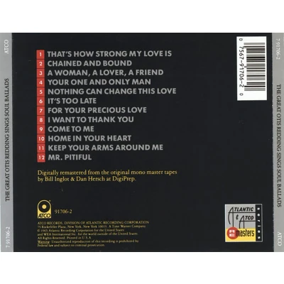 Afbeelding van The Great Otis Redding Sings Soul Ballads