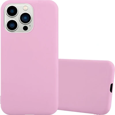 Afbeelding van Cadorabo Hoesje geschikt voor Apple iPhone 14 PRO in CANDY ROZE Beschermhoes gemaakt van flexibel TPU silicone Case Cover