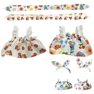 Afbeelding van Gxlaihly labubu Kledingpoppen, kleding, 17 cm poppenkleding, accessoires voor poppen, cadeaus jongens en meisjes (Sling 2 (zonder pluche speelgoed))