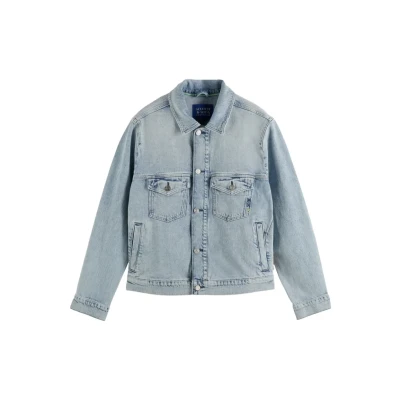 Afbeelding van Scotch &amp; Soda Spijkerjas, Heren, Maat: Medium, Blau