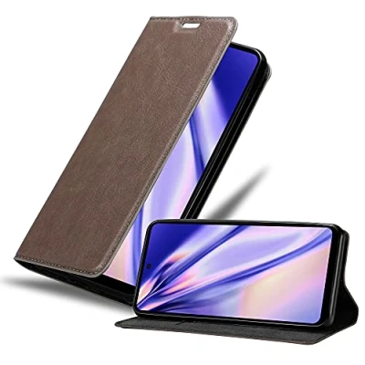 Afbeelding van Cadorabo Hoesje geschikt voor LG K42 in KOFFIE BRUIN Beschermhoes met magnetische sluiting, standfunctie en kaartvakje Book Case Cover Etui
