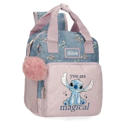 Afbeelding van Joumma Disney Stitch You Are Magical kleuterrugzak, Blauw, 23 x 28 10 cm, polyester, 6,44 l, Kleuterrugzak