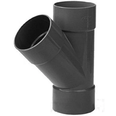 Afbeelding van PVC T stuk 45 graden, 50 mm (3 x
