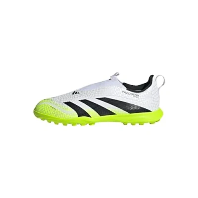 Afbeelding van adidas Performance Predator League Unisex Voetbalschoenen voor kunstgras kinderen, Maat: 37 1/3, White/core black/lucid lemon Kunststof