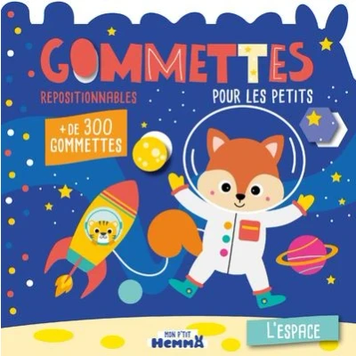 Image de Mon P&#039;tit Hemma gommettes pour les petits L&#039;espace + de 300 repositionnables