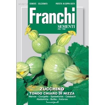 Afbeelding van Courgette, Zucchino Tondo Chiaro Di Nizza 146/18 Franchi