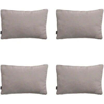 Afbeelding van Madison Sierkussen 60x40 piping Panama Jute 4 stuks