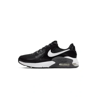 Afbeelding van NIKE Sportswear WMNS AIR MAX Excee Sneakers laag blackwhitedark grey, Dames, Maat: 38, Black white dark grey Leer en textiel