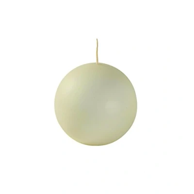 Afbeelding van Cereria de Giorgio Risthò Kaarsen, bal, was, ivoor, 10 x cm, 4 stuks