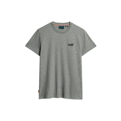 Afbeelding van Superdry Vintage LOGO EMB Tshirt basic, Heren, Maat: Large, Volcanic black grit