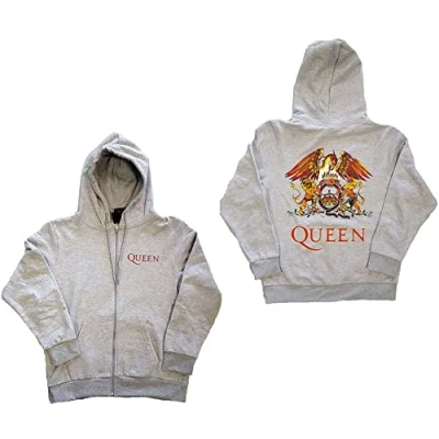 Afbeelding van Queen Classic Crest Vest met capuchon M Grijs