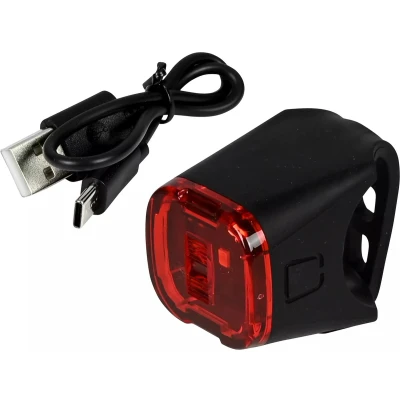 Afbeelding van Benson Fietslamp LED USB oplaadbaar rood