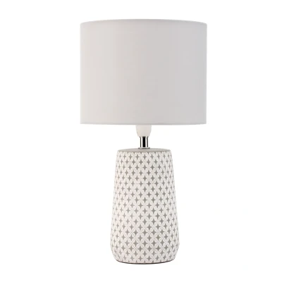 Afbeelding van Pauleen Pretty Purity Tafellamp Grijs/Wit