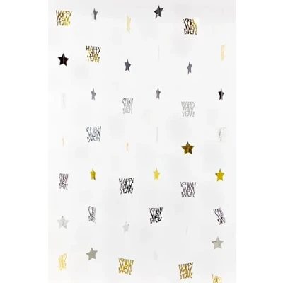 Afbeelding van Amscan Hangdecoratie Happy New Year 200 Cm Folie Zilver/goud