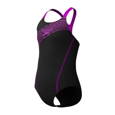 Afbeelding van Speedo Girls Medley LOGO Medalist Badpak voor kinderen, Maat: 128, Diva
