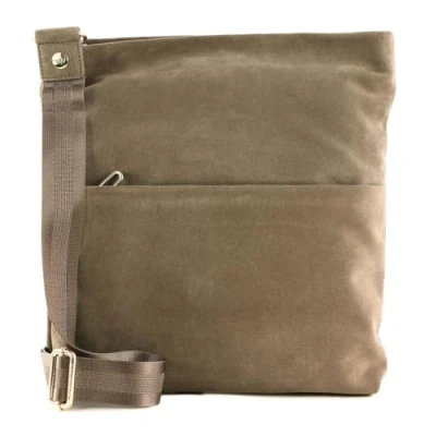 Afbeelding van MANDARINA DUCK Leren Schoudertas Mellow Velvet Crossover Taupe Bruine